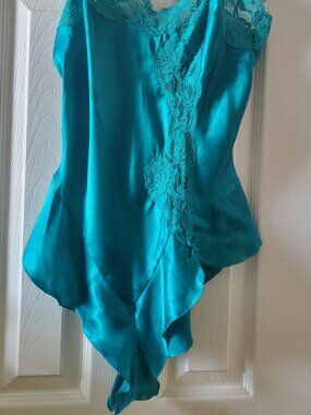 Fantasies by Morgan Taylor Ruffle & Lace Teddy